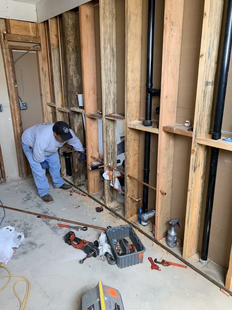 Commercial rough-in plumbing for Trenchless Sewer Repair in Cedar Lake